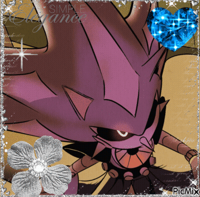 A Picture Of A Cartoon Character With The Words Simple Elegance Written On The Bottom GIF