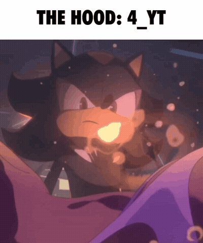 A Picture Of A Cartoon Character With The Words " The Hood 4 Yt " Below It GIF