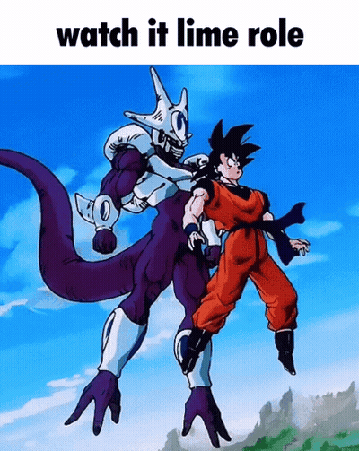 A Picture Of A Cartoon Character With The Words Watch It Lime Role Above Them GIF