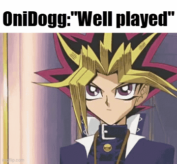 A Picture Of A Cartoon Character With The Words " Well Played " On The Bottom GIF