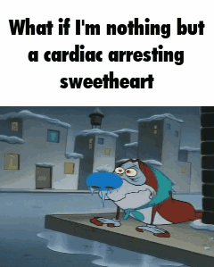 A Picture Of A Cartoon Character With The Words What If I 'M Nothing GIF