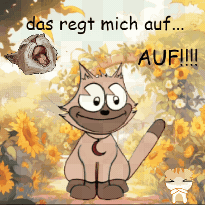 A Picture Of A Cat With The Words Das Liegt Mich Auf GIF