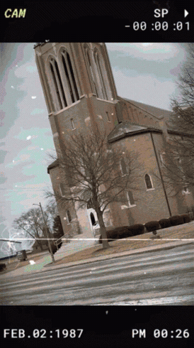 A Picture Of A Church From February 2 1987 GIF