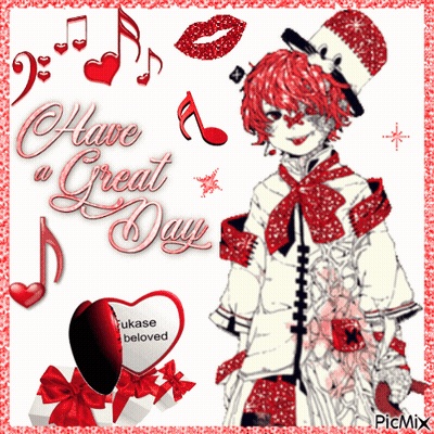 A Picture Of A Clown With The Words Have A Great Day On It GIF