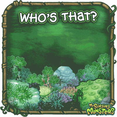 A Picture Of A Coral Reef With The Words " Who 'S That " GIF