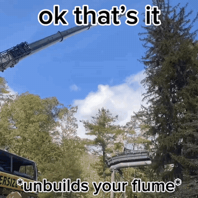 A Picture Of A Crane With The Caption Ok That 'S It GIF