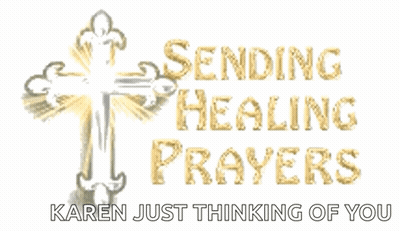A Picture Of A Cross With The Words Sending Healing Prayers GIF