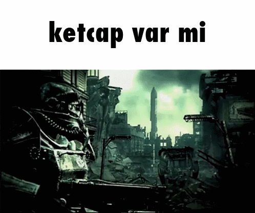 A Picture Of A Destroyed City With The Words " Kecap Var Mi " On The Bottom GIF