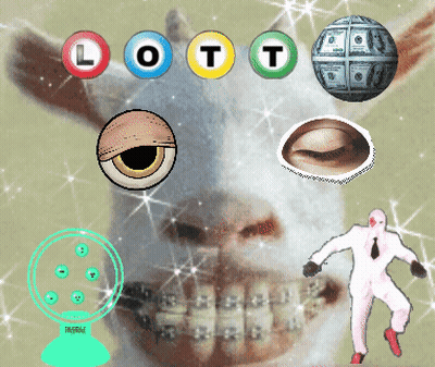 A Picture Of A Donkey With Lots Of Icons On It Including One That Says Loot GIF