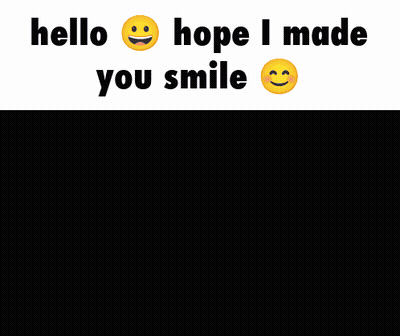 A Picture Of A Donkey With The Words " Hello Hope I Made You Smile " GIF