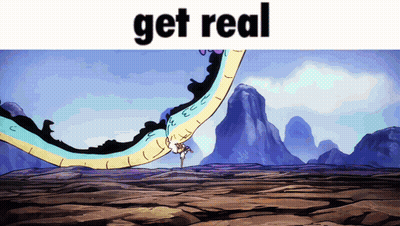 A Picture Of A Dragon With The Words Get Real On It GIF