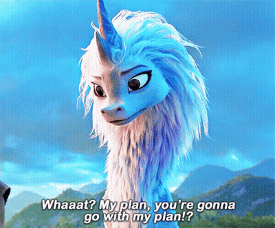 A Picture Of A Dragon With The Words Whaaat My Plan You 'Re Gonna Go With My Plan Written Below It GIF
