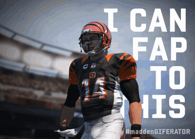 A Picture Of A Football Player With The Caption I Can Fap To This GIF