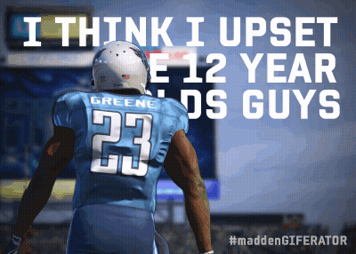 A Picture Of A Football Player With The Number 23 On His Jersey GIF