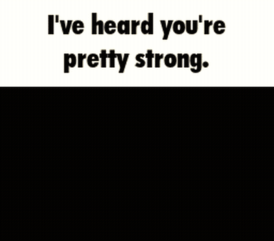 A Picture Of A Ghost Dragon With The Words I 'Ve Heard You 'Re Pretty Strong GIF