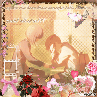 A Picture Of A Girl And A Boy With The Words Yeah All Of Us GIF