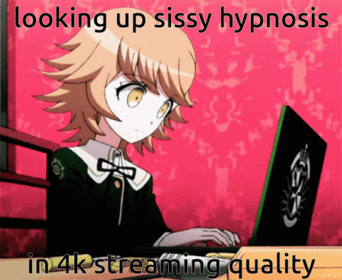 A Picture Of A Girl Looking Up Sissy Hypnosis GIF