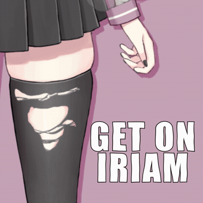 A Picture Of A Girl 'S Leg With The Words Get On Iriam GIF