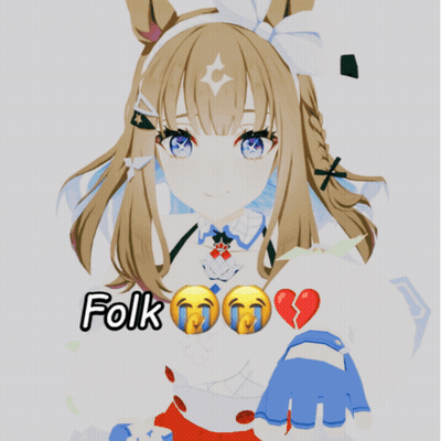 A Picture Of A Girl With A Broken Heart And The Word Folk GIF