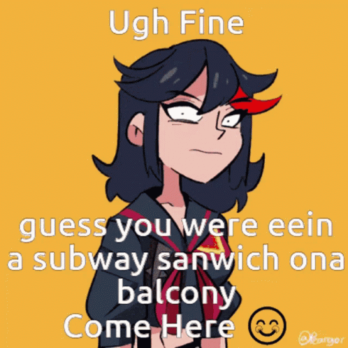 A Picture Of A Girl With A Caption That Says Ugh Fine GIF