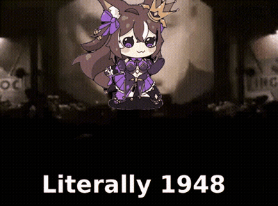 A Picture Of A Girl With A Crown On Her Head And The Words Literally 1948 GIF