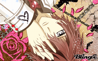 A Picture Of A Girl With A Heart On Her Sleeve And The Word Blingee On The Bottom GIF
