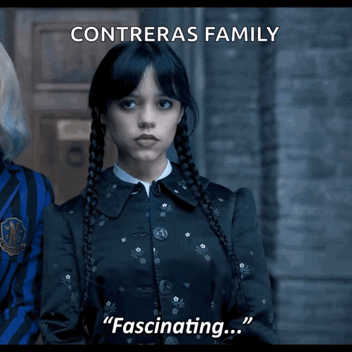 A Picture Of A Girl With Braids And The Words " Fascinating " On The Bottom GIF