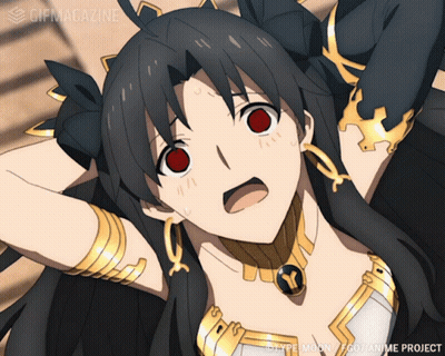 A Picture Of A Girl With Red Eyes And The Words Gifmagazine GIF