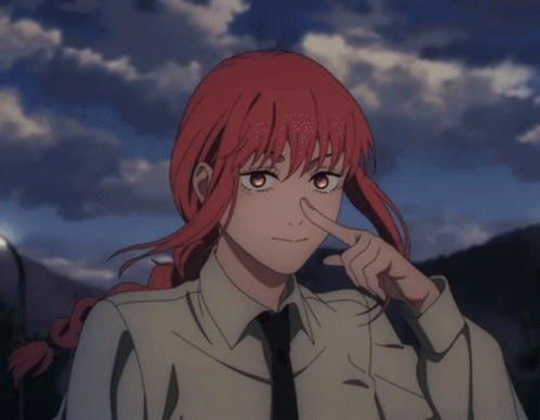 A Picture Of A Girl With Red Hair And The Words " I 'Ve Got A Particularly Good Sense Of Smell " GIF