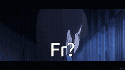 A Picture Of A Girl With The Letters Fr Behind Her GIF