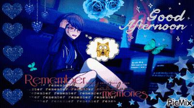 A Picture Of A Girl With The Words Good Afternoon GIF