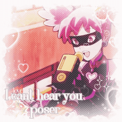 A Picture Of A Girl With The Words I Love I Cant Hear You Poser GIF