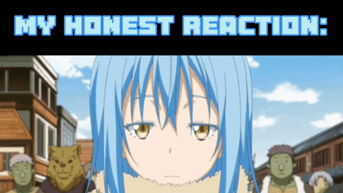 A Picture Of A Girl With The Words My Honest Reaction GIF
