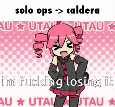 A Picture Of A Girl With The Words Solo Ops Caldera I M Fucking Losing It GIF