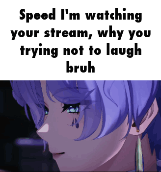 A Picture Of A Girl With The Words Speed I 'M Watching Your Stream GIF