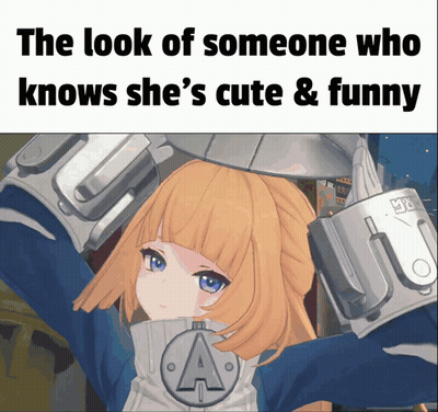 A Picture Of A Girl With The Words The Look Of Someone Who Knows She 'S Cute & Funny GIF