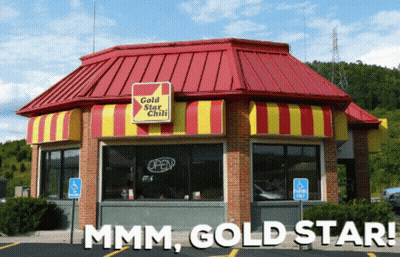 A Picture Of A Gold Star Chili Restaurant GIF