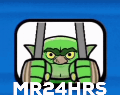 A Picture Of A Green Cartoon Character With The Words Mr24hrs On The Bottom GIF