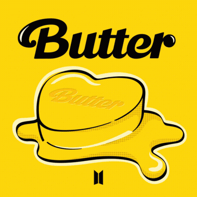 A Picture Of A Heart Shaped Piece Of Butter With The Word Butter Below It GIF