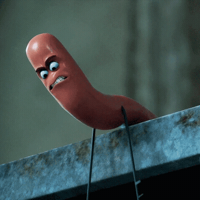 A Picture Of A Hot Dog With The Words I Got You GIF