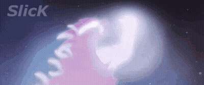 A Picture Of A Jellyfish With The Word Slick On The Bottom GIF