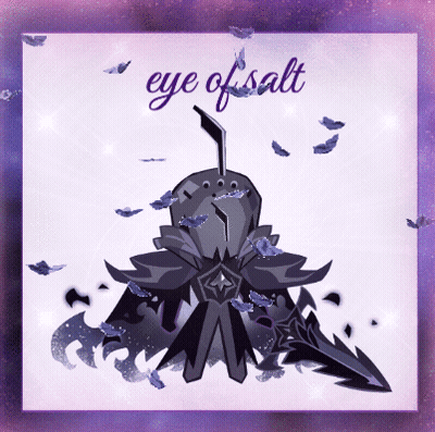 A Picture Of A Knight With The Words Eye Of Salt On It GIF