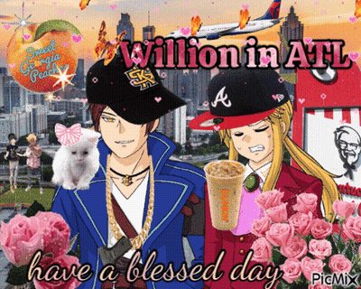 A Picture Of A Man And A Woman With The Words Have A Blessed Day On It GIF