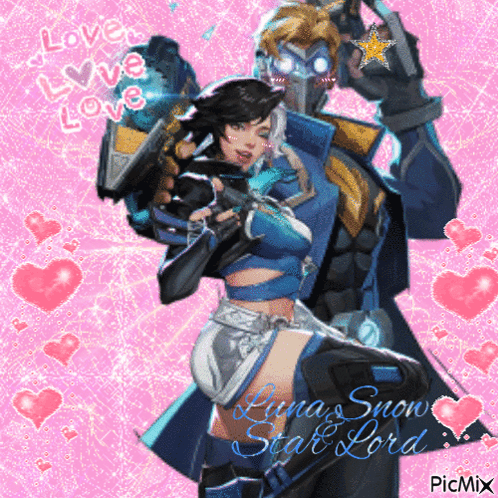 A Picture Of A Man And A Woman With The Words Love Love Love GIF