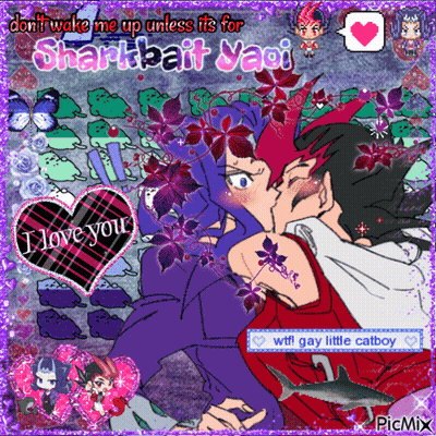 A Picture Of A Man And Woman Kissing With The Words " I Love You " On The Bottom GIF