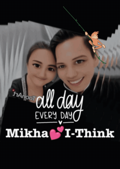 A Picture Of A Man And Woman With The Words All Day Every Day GIF