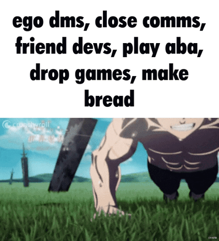 A Picture Of A Man Doing Push Ups With The Caption Ego Dms GIF