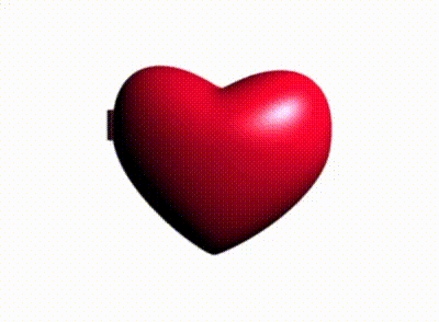 A Picture Of A Man In A Heart Shaped Frame GIF