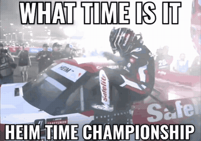 A Picture Of A Man Jumping Out Of A Car With The Caption What Time Is It GIF