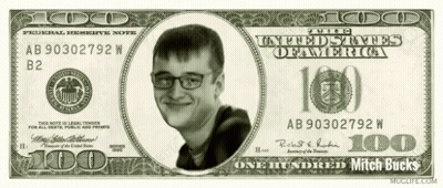 A Picture Of A Man On A 100 Dollar Bill GIF